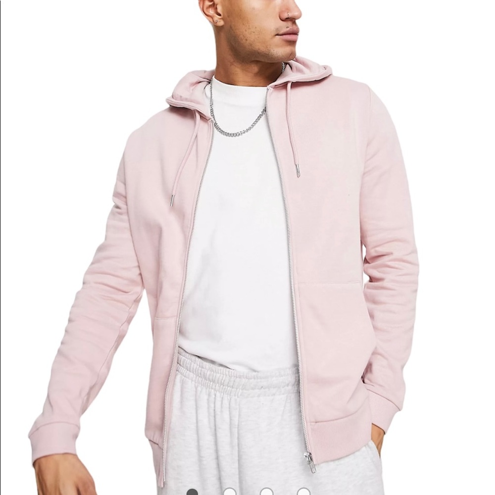 ASOS Design Light Pink Hoodie
